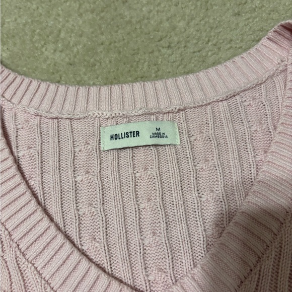 Hollister Pink Cable Knit Sweater - Picture 2 of 5